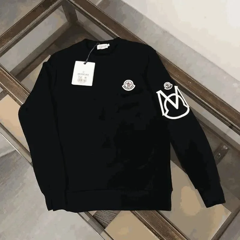 Moncler Logo Patch Crewneck Sweatshirt
