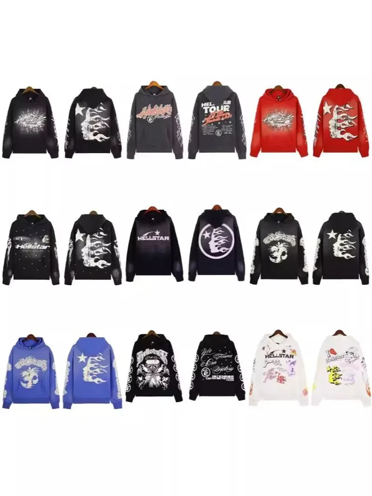 Hellstar-Style Graphic Hoodie