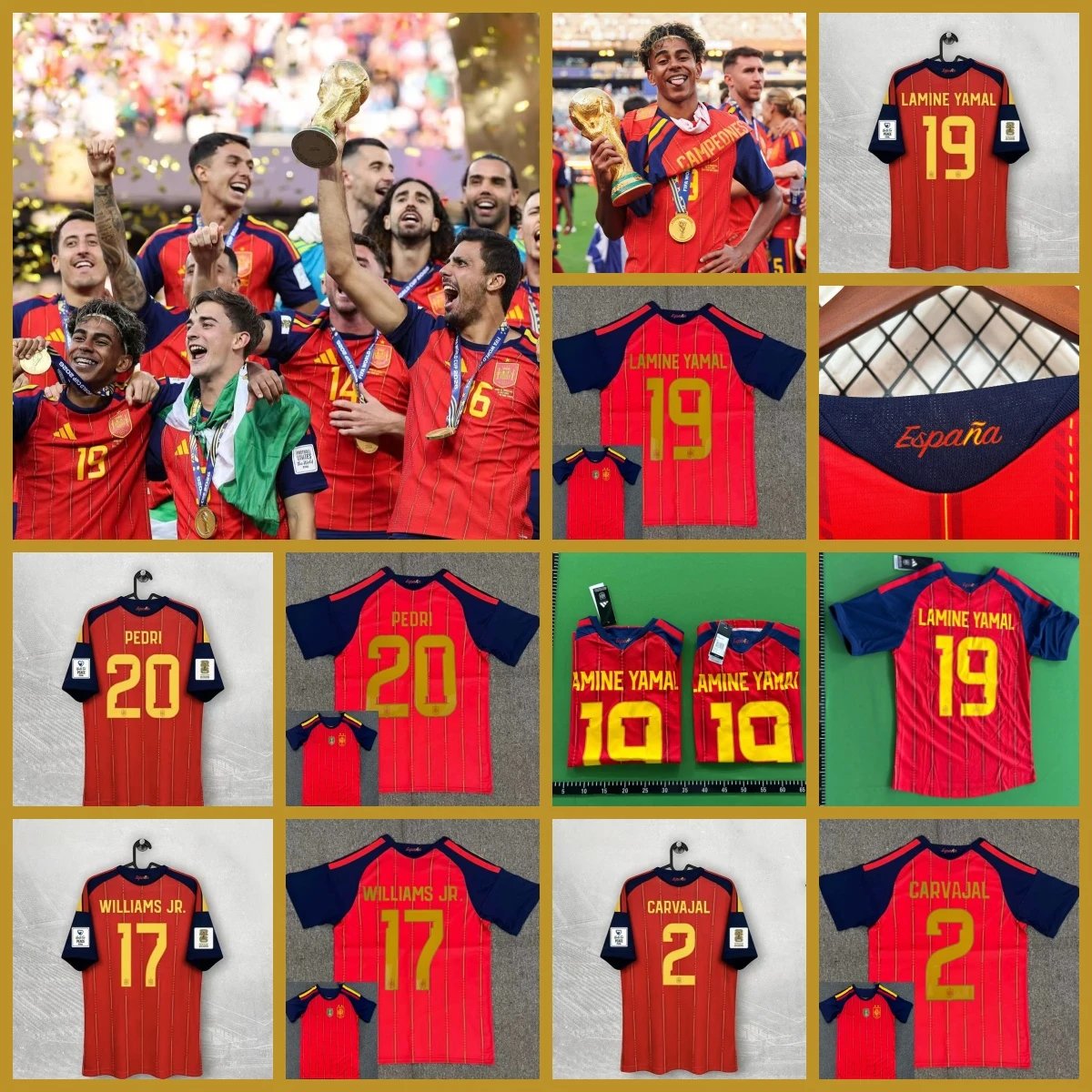 Spain Two-Star Fan Jersey