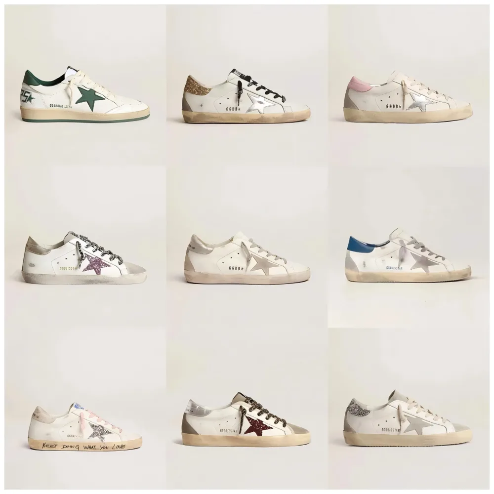 Golden Goose-Style Super-Star Sneakers