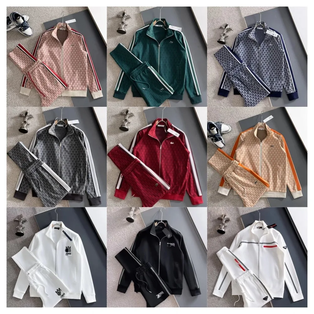 Designer-Style Monogram Track Suit Collection